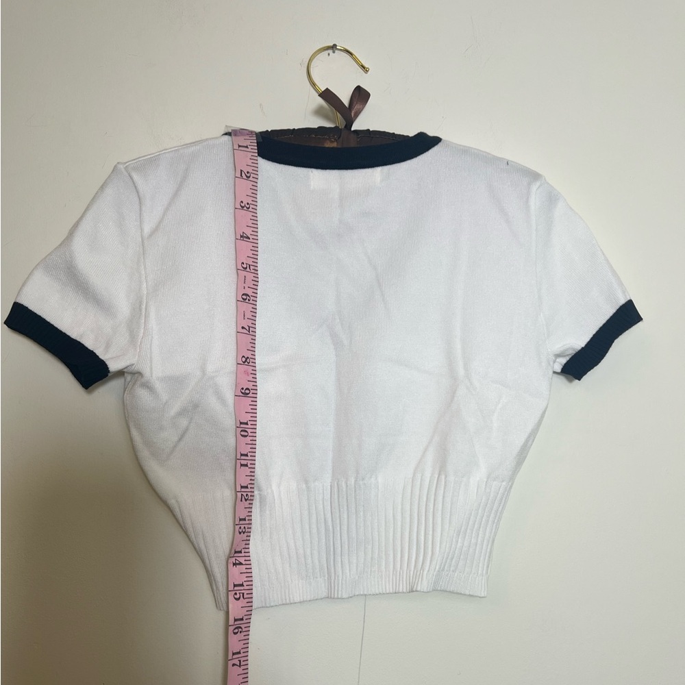 Commense Minimalism Contrast Trim Sweater - Picture 4 of 5